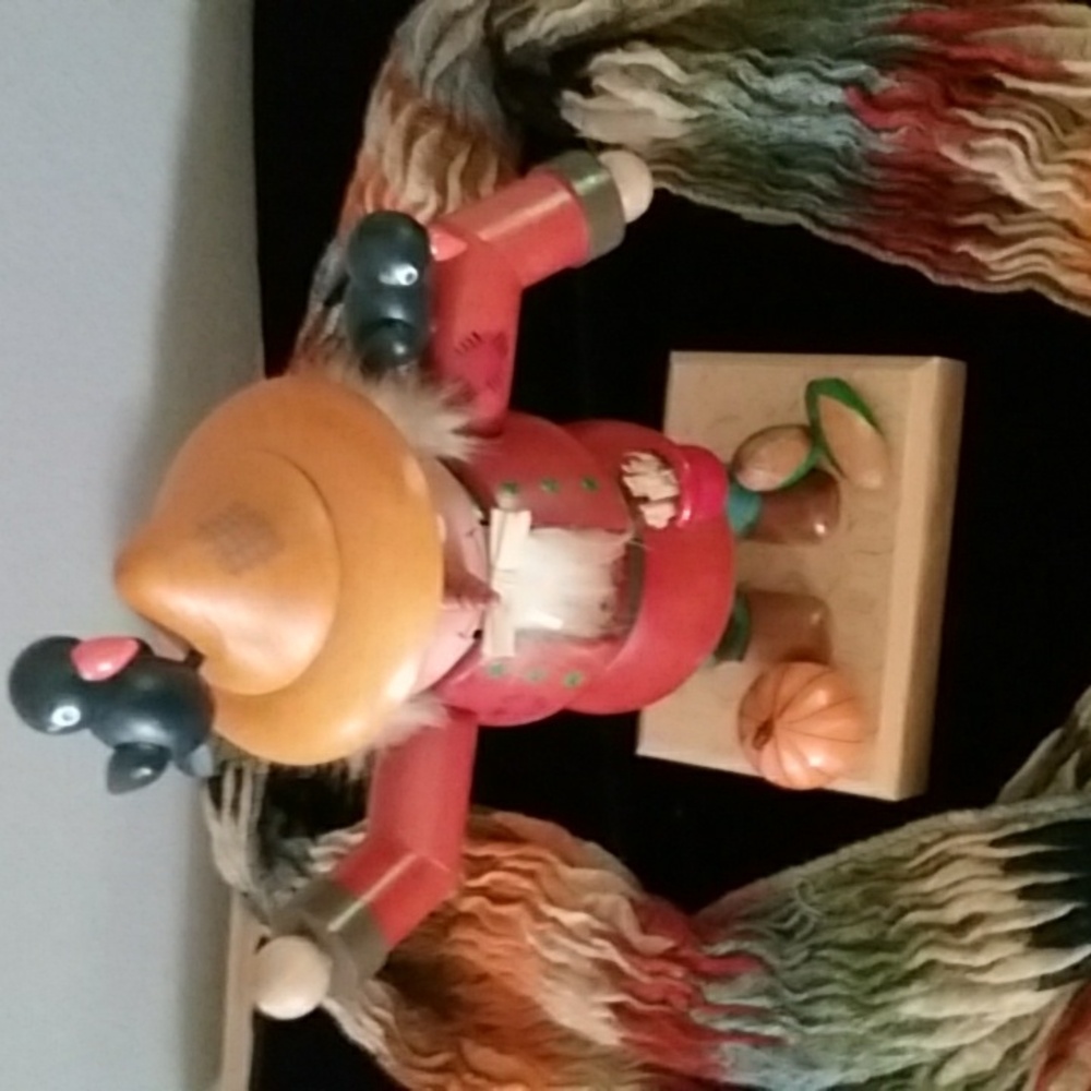 Vintage original Steinbach Scarecrow Nutcracker,  signed addition - Picture 8 of 8